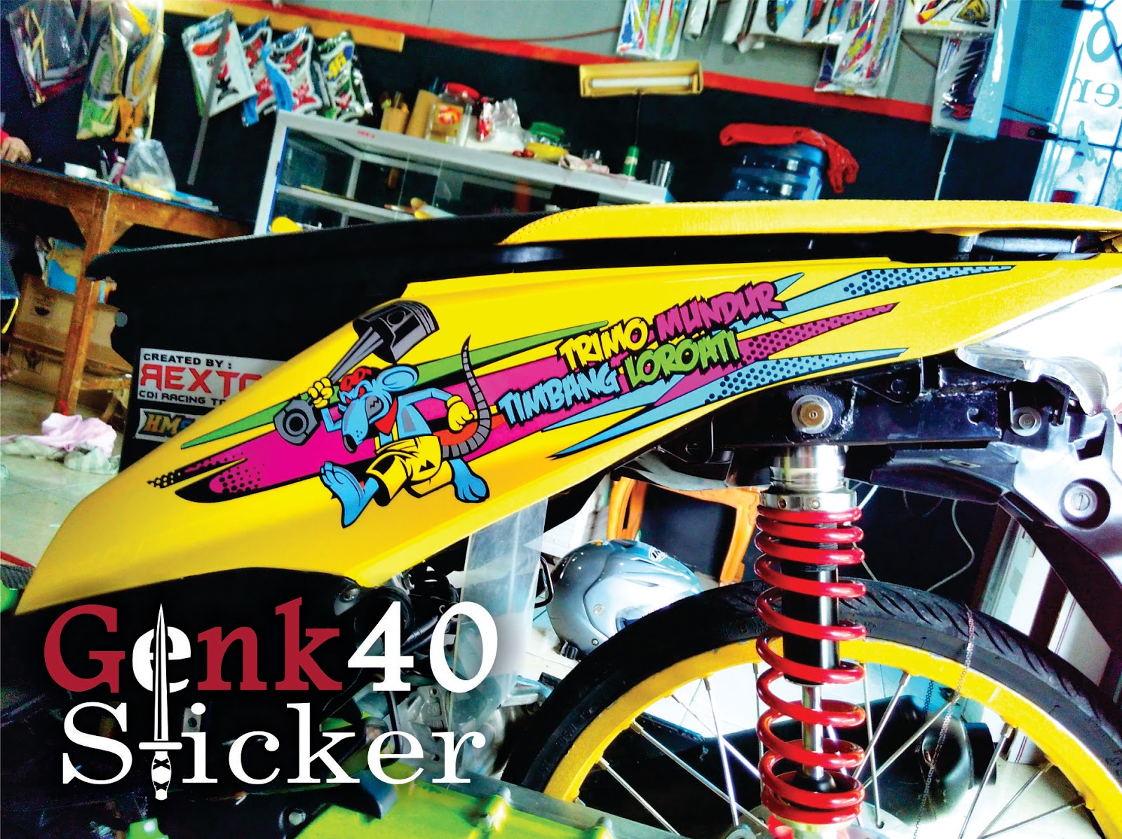 Download 88 Modifikasi Honda Beat Cutting Stiker Terbaru Janur