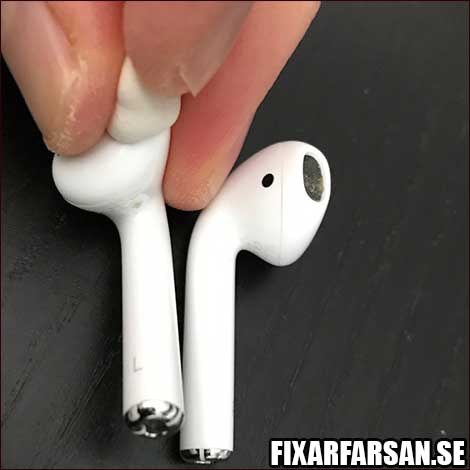 Airpods-Rengöra-Lera-Häftmassa