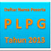 Daftar Nama Peserta PLPG – Tahap 3 – Sertifikasi Guru Tahun 2013 – Rayon 15 Universitas Negeri Malang