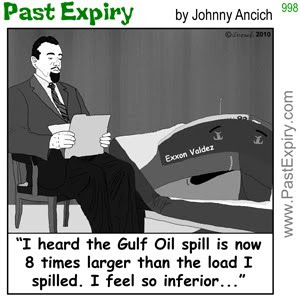 [CARTOON] Exxon Valdez.  images, pictures, cartoon, environment, oil, pollution, record, US, shrink