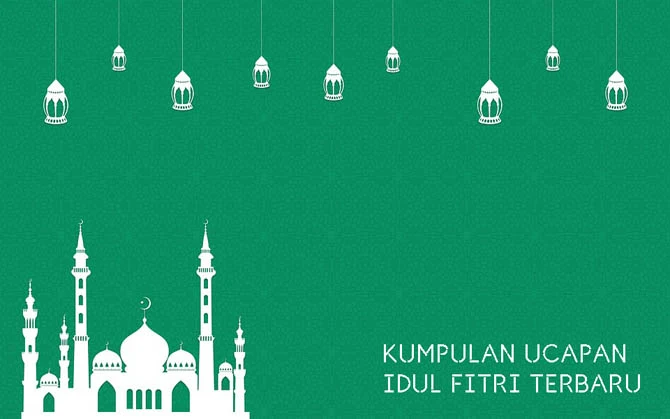 contoh ucapan idul fitri