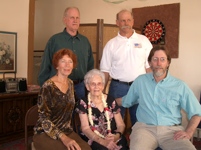 LuJean with her mother and siblings