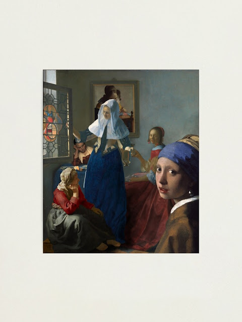 Vermeer famous woman paintings - prints