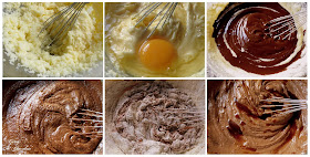 Preparando la masa del brownie Preparando la masa del brownie