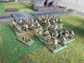 British infantry prepare to assault Catillon