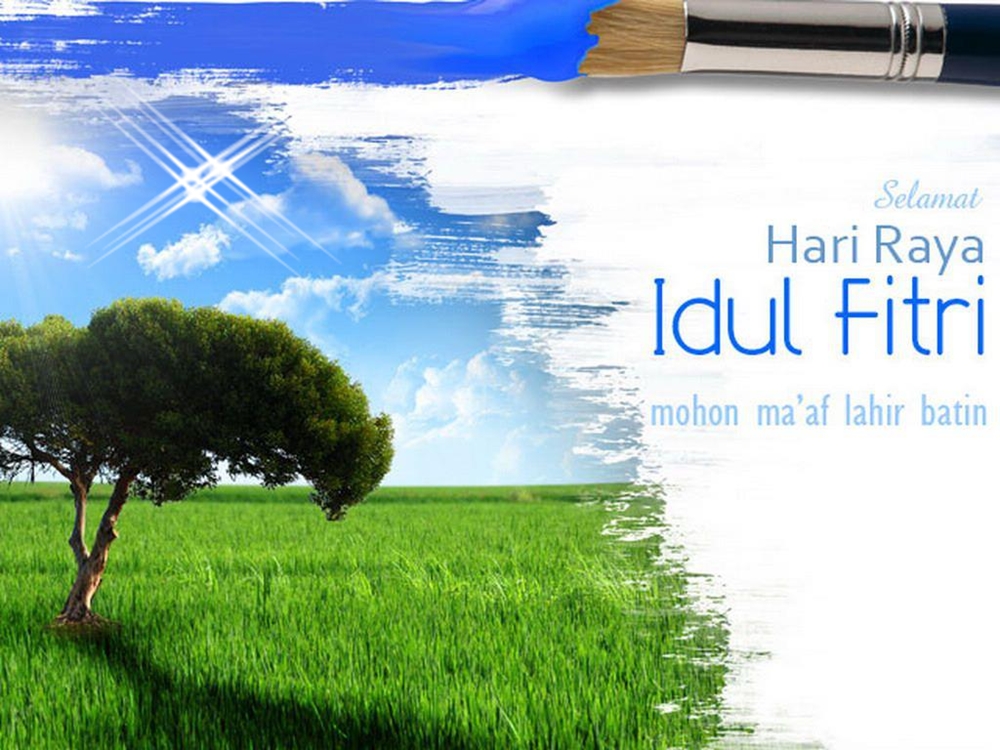 Kartu Ucapan Selamat Idul Fitri H Lebaran  Download Lengkap