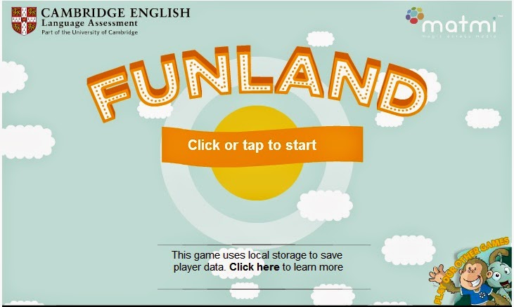 http://www.cambridgeenglish.org/learning-english/games-social/funland/