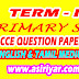 TERM 1 - PRIMARY SA (60 MARKS) QUESTION PAPERS - ENGLISH & TAMIL MEDIUM