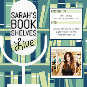 alyssa hertzig on sarah's bookshelves live podcast