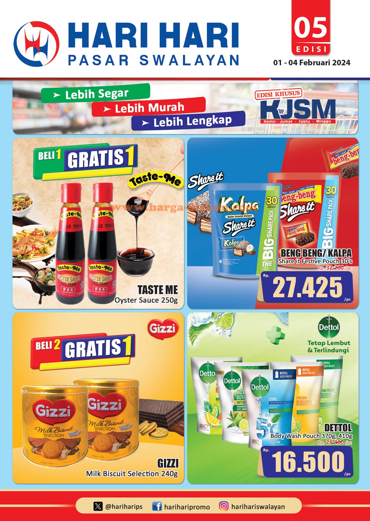 Promo HARI HARI Akhir Pekan Promo KJSM 01 - 04 Februari 2024