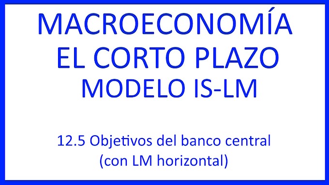 12.5 Objetivos del banco central (con LM horizontal)