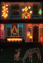 Christmas lights decor