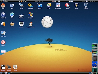 Contoh Tampilan Layar Linux