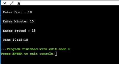 Define a structure data type called time_struct containing three member’s integer hours, minutes, second. Develop a program that would assign values to individual member and display the time in following format: HH:MM:SS