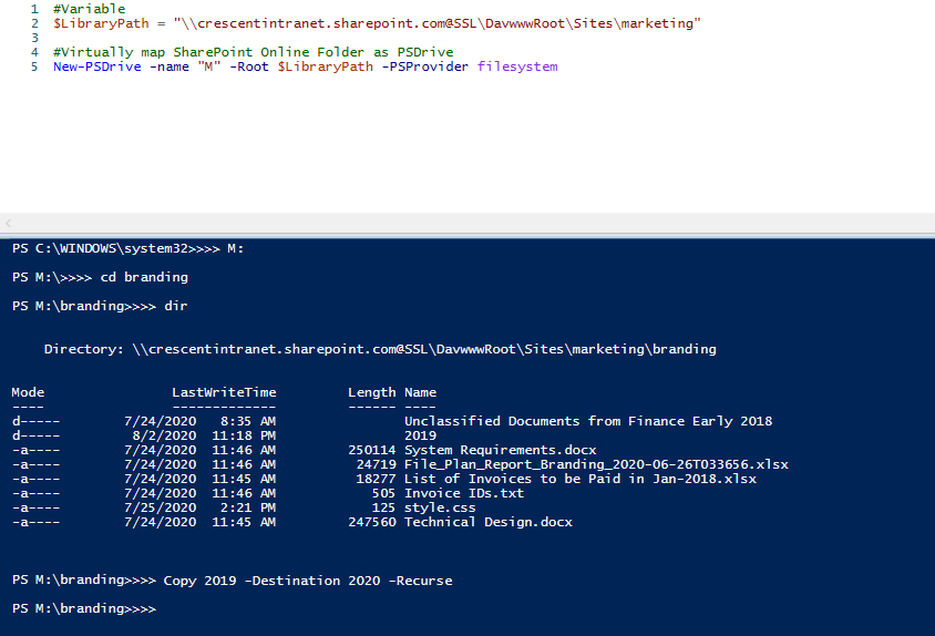 Navigate To Site File System In Sharepoint Online Using Powershell Sharepoint Diary