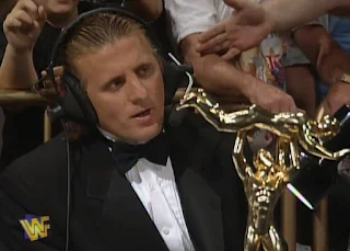 WWF / WWE - King of the Ring 96 -  Owen Hart was commentator for the evening with Jim Ross and Vince McMahon