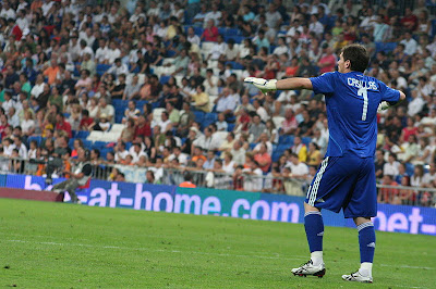 Iker Casillas in Santiago Bernabeu