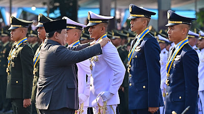Lantik 2.000 Perwira Remaja TNI-Polri, Pesan Presiden Prabowo Menggetarkan Jiwa