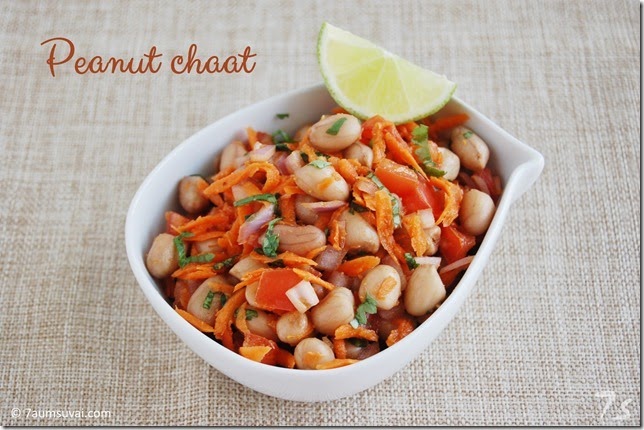 Peanut chaat