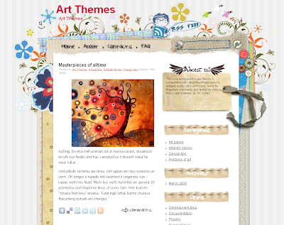 Craft work - art wordpress theme free download.