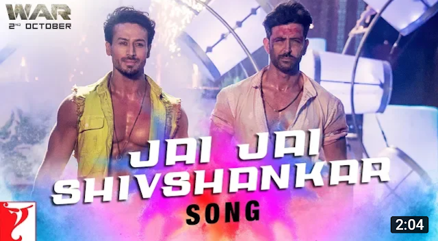 HRITHIK ROSHAN AND TIGER SHIROFF PERFORMING IN WAR MOVIE SONG