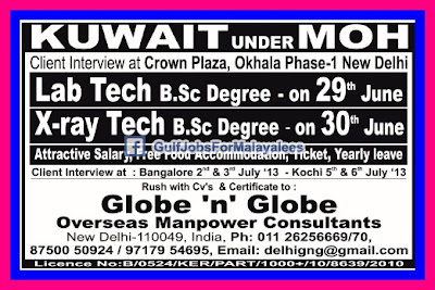 Kuwait MOH Lab & X - Ray Technicians