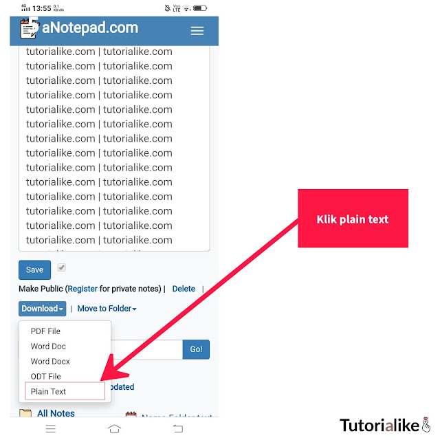 tutorial-cara-save-text-atau-kode-script-panjang-secara-online-via-hp-android