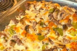 Magic Keto Philly Cheesesteak Casserole