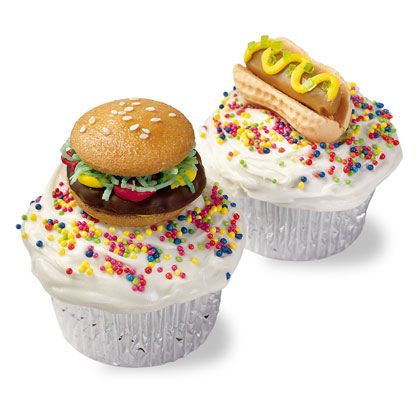 Dogs and Burgers Cupcakes Recipe