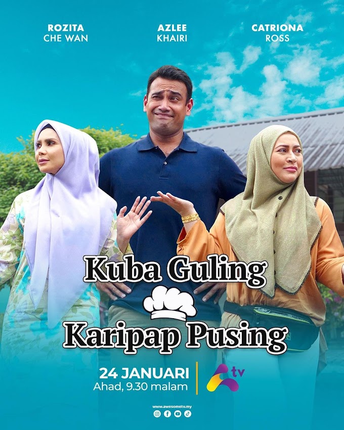 Sinopsis Telefilem Kuba Guling Karipap Pusing