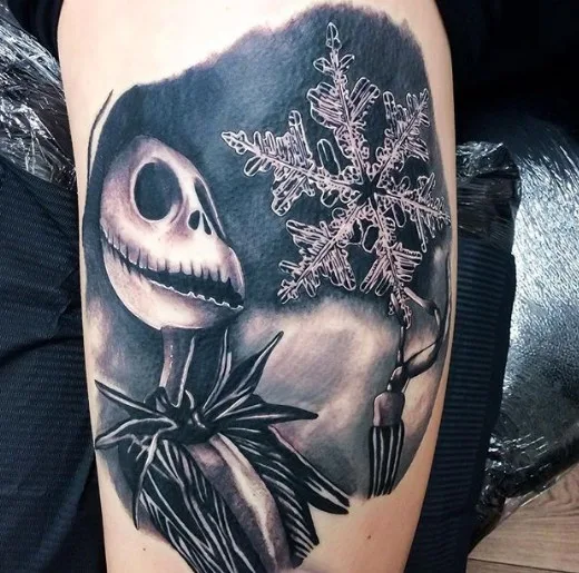 Tatuajes de copos de nieve