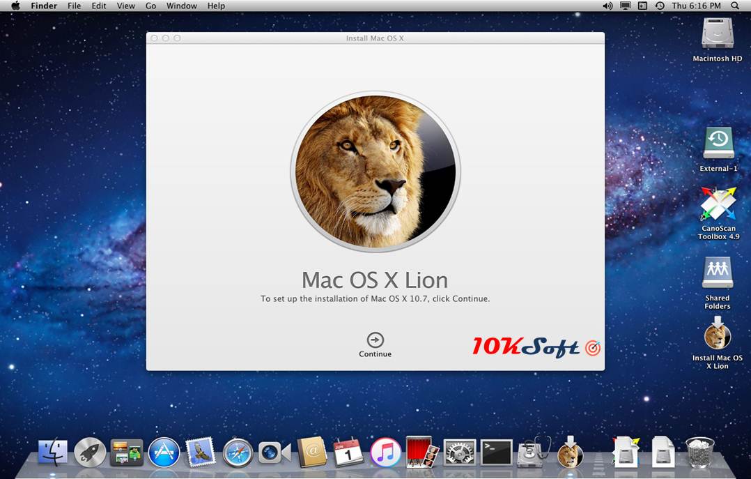 Mac OS X Lion DMG - download in one