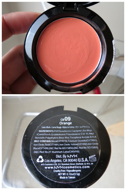 blush laranja nyx orange