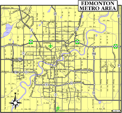 Edmonton City Map