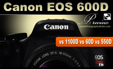 Canon 600D (T3i) vs 60D