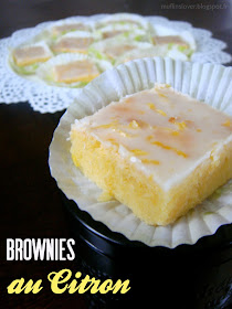 Recette brownies au citron - muffinzlover.blogspot.fr