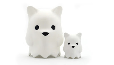 Ghostbear XL Matte White Edition Vinyl Figure by Luke Chueh x Munky King