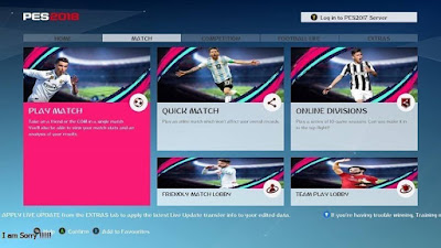 PES 2017 Theme FIFA 19 Graphic Menu