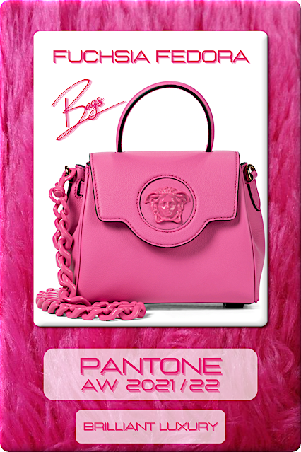 ♦Pantone Pink Fuchsia Fedora Bags #pantone #bags #pink #brilliantluxury