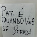 Paz é se perdoar