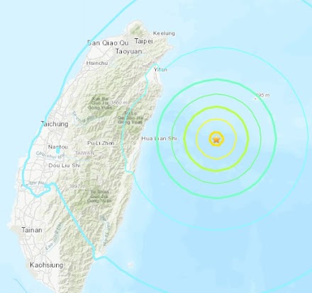 Σεισμός 6,1 Ρίχτερ στην Ταϊβάν