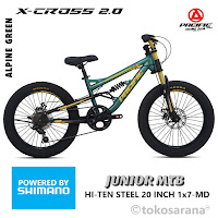 sepeda gunung pacific x-cross mtb junior mountain bike