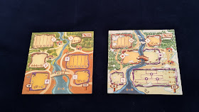 The two sides of the player mats displayed side-by-side.