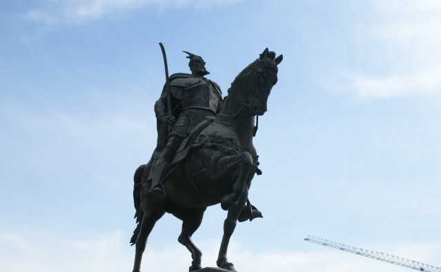 A statue of Skanderbeg in Parma after 12 years of efforts