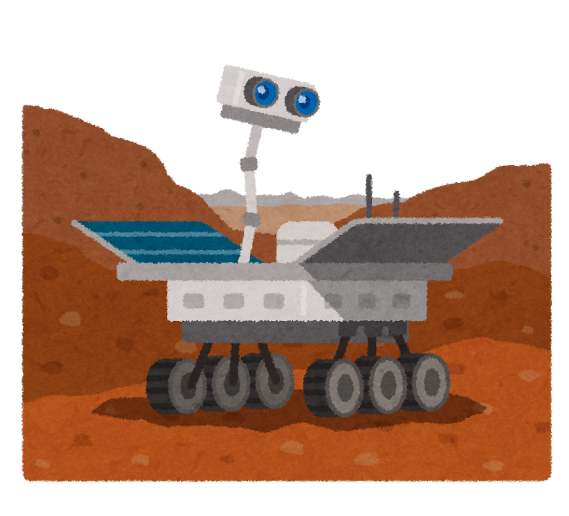 火星探査機 マーズローバーのイラスト かわいいフリー素材集 いらすとや