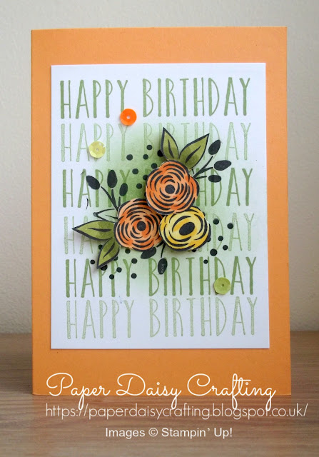 Perennial Birthday Stampin Up Paper Daisy Crafting