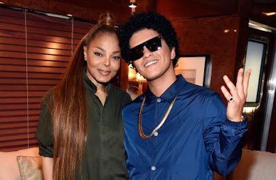 Janet Jackson et Bruno mars  duo en préparation pour le prochain album de Janet Jackson. 