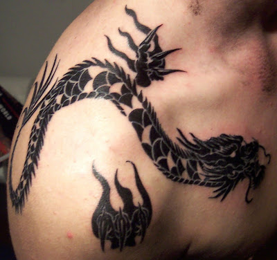 Dragon Tattoo Design from Tattoo Software