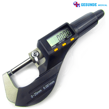 Alat Ukur Diameter, Ketebalan Dan Panjang Benda (Micrometer Digital)