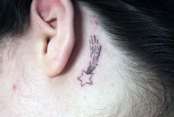 90 ideias incríveis de tatuagens de estrela cadente para as mulheres